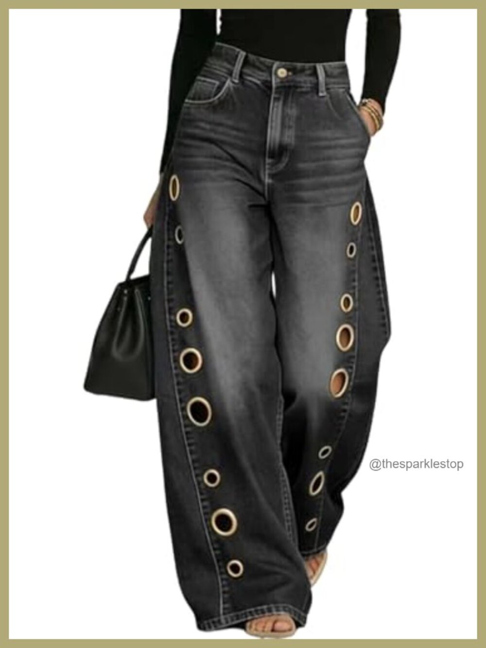 High Waisted Wide Leg Barrel Jeans Boyfriend Denim Pants